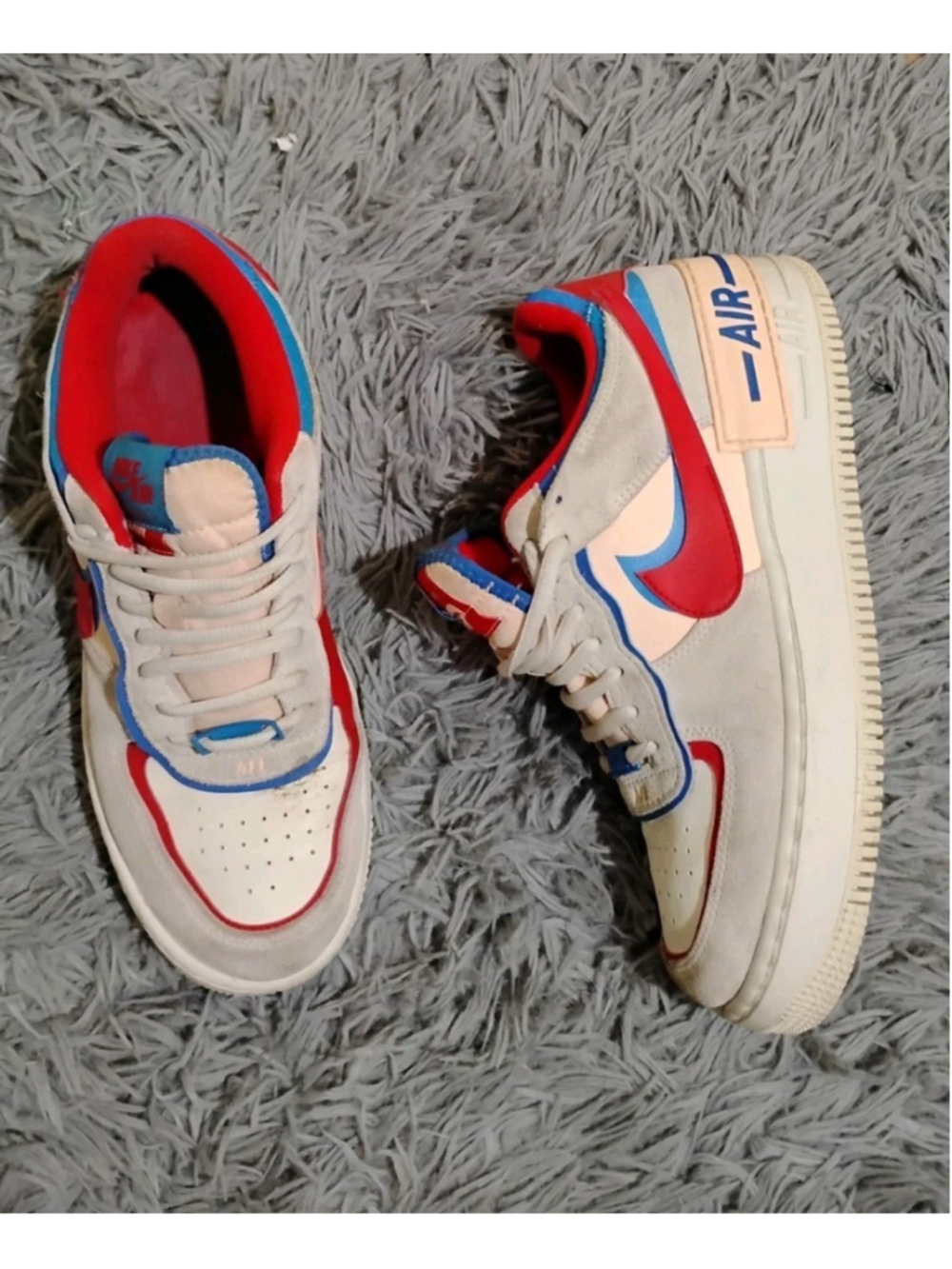 Nike Air Force 1 Low Shadow Sail Women’s 9.5 Royal Blue University CU8591-100